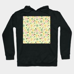 summer fruit seamless pattern Hoodie